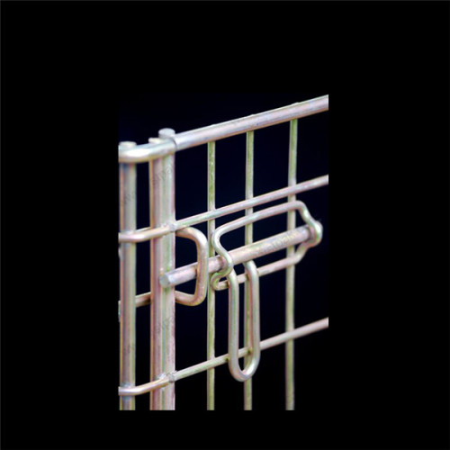 Bright zinc plating welded folding forklift steel storage wire mesh metal cage for wine