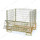 Medium duty cheap industrial warehouse foldable stacking steel wire mesh container