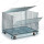 Warehouse logistic galvanized welded stackable foldable storage metal steel wire mesh container