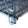Industrial transport stackable galvanized folding steel welded lockable metal storage wire mesh cage