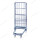 3 sided warehouse factory direct A frame zinc folding durable metal roll container for storage
