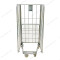 3 sided warehouse factory direct A frame zinc folding durable metal roll container for storage