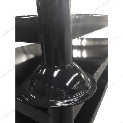 OEM iso outdoor portable movable metal tube stacking steel pallet rack for storage