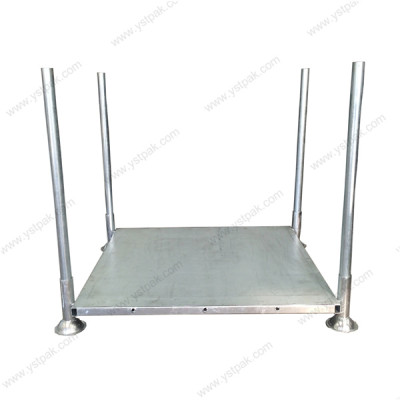 Warehouse galvanized stackable removable steel material post pallet rack for cold storage