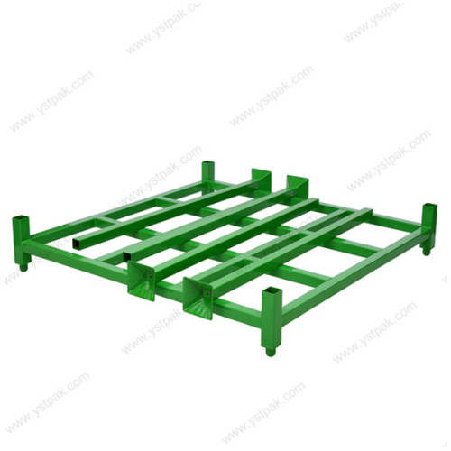 Heavy duty warehouse stacking portable folding metal pallet storage tire rack for sale
