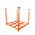 Heavy duty warehouse stacking portable folding metal pallet storage tire rack for sale