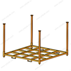 China factory direct stacked stable demountable palletized tire handling racks for tires storage