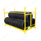 China welded transport durable adjusted mettalic rigid steel pallet tyre storing tire stand rack