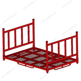 European warehouse stackable hollow tube storage steel tire pallets racks for auto industry