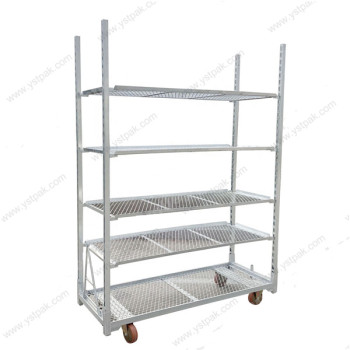 Greenhouse metal wire mesh shelves flower danish cc trolley cart for transporting plants