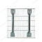 Warehouse welded galvanized steel storage flare waterfall wire mesh decking for pallet racks