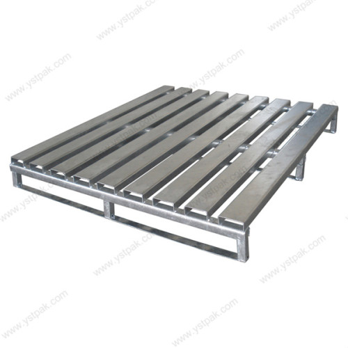 Powder coating warehouse transport storage stackable durable metal steel pallets for sale