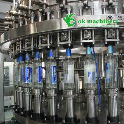 10000BPH  beer bottle filling and capping machine model 42 42 10