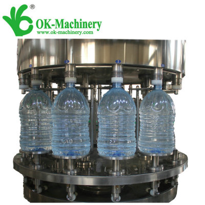 2000BPH rotary 5L - 10L big bottle water filling machine XGF12-12-4
