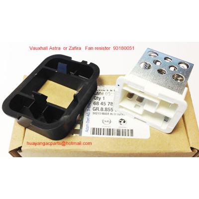 New Heater Blower Motor Resistor use OE NO. 90560362 , 52475432 , 93180051 for Vauxhall / Opel Zafira Astra