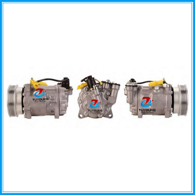 SD7C16 Compressor do ar condicionado for Peugeot 407 607 Citroen C5 1.6 C6 9660555480 9660555480 9663315580 6453VJ 6453SH