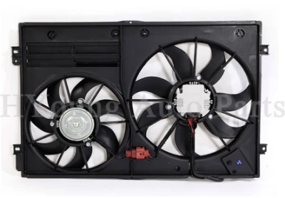 Auto Dual Radiator Cooling Fan Motor fit Audi A3 TT Volkswagen Golf Beetle Passat Jetta 1K0959455ES VW3117106 622820