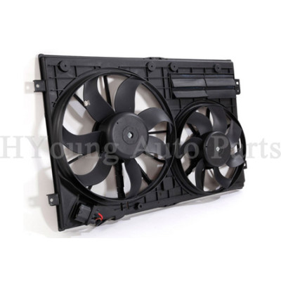 Auto Dual Radiator Cooling Fan Motor fit Audi A3 TT Volkswagen Golf Beetle Passat Jetta 1K0959455ES VW3117106 622820