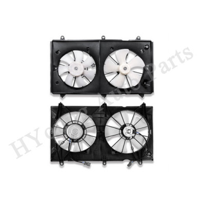 Dual Fan Radiator Cooling Fan fit Honda Accord 03-07 HO3115121 19015RAAA01 19030RAAA01 19020PND003 38616RAAA01 38616RAAA01