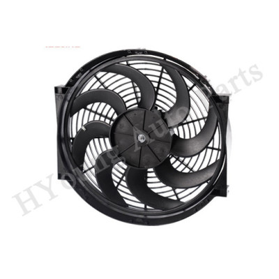 14 inch Universal Fan Radiator Cooling Electric Radiator Engine Cooling Fan 12V 90W 8 Blades 04SDB4014ABK