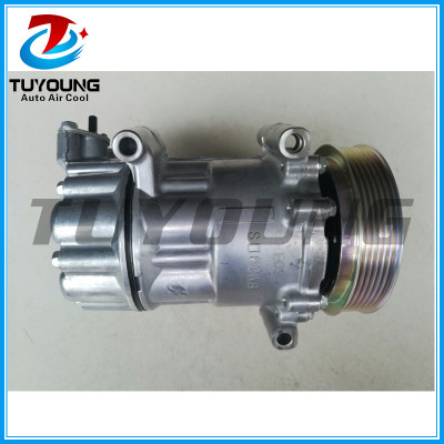 SD6C12 auto a.c compressor for Peugeot Citroen Renault Fiat ac parts 9651910980 6453QJ 6453QK 6453WK 96598757 9659875780 9678656080