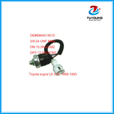 auto a/c pressure swith sensor Toyota supra OE#8864514010 3/8-24 UNF Male ON:15.5KG/CM2 OFF:12.5KG/CM2