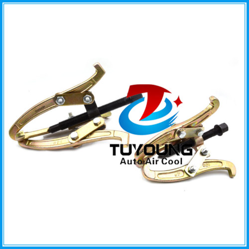 6 inch Golden & Black Adjustable 3 Jaw auto ac Compressor clutch pulley remove tool, Hydraulic Bearing Gear Puller