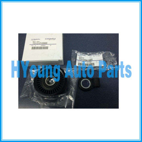 China supply Car A/C Clutch Drive Belt Idler Pulley for SUBARU 73131FC000 73131-FC000, Belt Tensioner Pulley 38942-P01-003 38942-P2K-T01