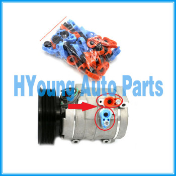 Car Dust Cover Compressor Caps r134a High Low Pressure Caps