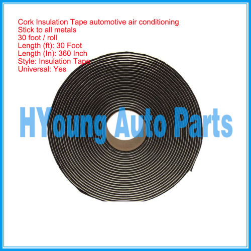 auto air conditioning A/C Refrigerant "Cork" Insulation Tape, China supply, good quality, Universal Auto a/c Insulation Cork Tape