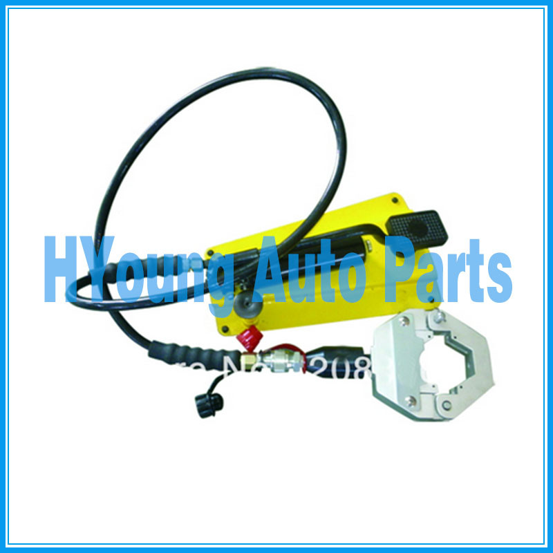 automotive air Hose fitting footoperated hydraulic ac hose crimper