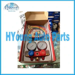 R134a hose quick coupler digital pressure gauge / diagnostic manifold gauge tester