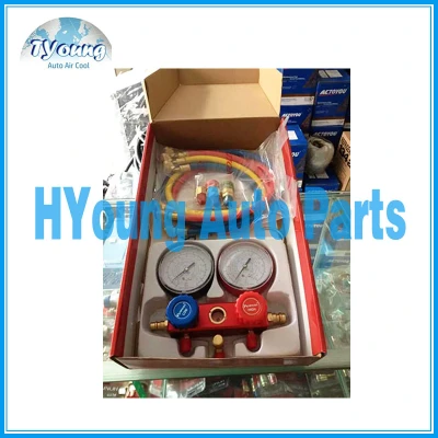 R134a hose quick coupler digital pressure gauge / diagnostic manifold gauge tester