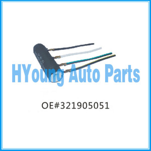 Heater Fan Heater Blower Motor Resistor, China supply OE# 321905051