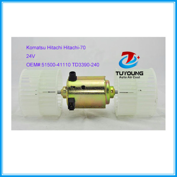 Auto a/c Blower Fan Motor for Komatsu Hitachi Hitachi-70 Excavator 5150041110 24V 51500-41110 TD3390240
