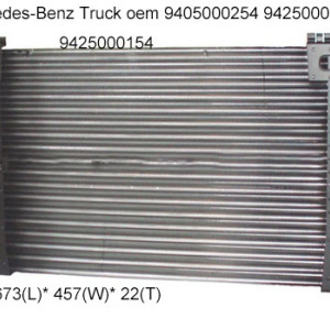 auto A/C condenser fit Mercedes-Benz Actros/Axor/Atego Series truck 2002-2011 9405000254 9425000054 9425000154