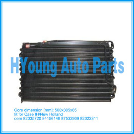 Case IH MXM 135 / 185 /New Holland TM / TS /Steyr Ford air condenser core size 500x305x65mm PN# 82035720 84156148 87532909 82022311