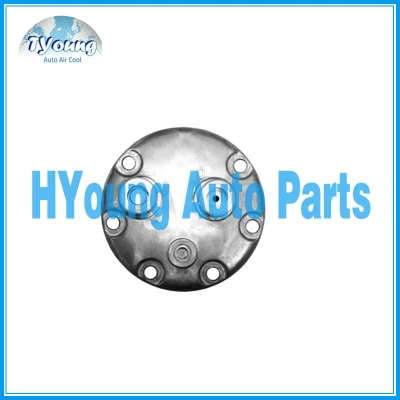 Back piece SD 7H15 Marked MD horizontal rotary latch no schrader outlet 1 '' x 1 '' auto a/c compressor rear head