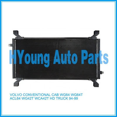 Auto air ac Condenser For VOLVO CONVENTIONAL CAB WG64 WG64T ACL64 WG42T WCA42T HD TRUCK 94-99 841859190050