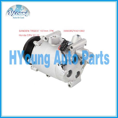 Clutch Sanden TRSE07 107mm 7PK 38800RZYA010M2 auto a/c compressor clutch for Honda CRV 07-11