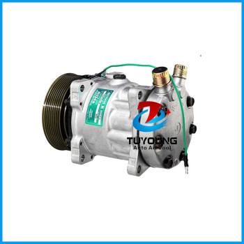 auto air conditioning compressor Sanden 8086 8240 SD7H15 24V 8G 120mm