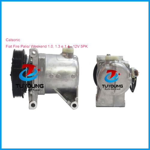 Calsonic auto air conditioning compressor for Fiat Fire Palio/ Weekend 1.0, 1.3 e 1.4 2004-2009 12V 5PK 119mm