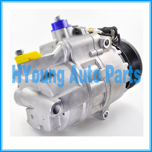 auto air conditioning compressor Calsonic CSE717 for BMW X6 3.5i 7 Series 2008- 64529205096 64529185147 64529195974
