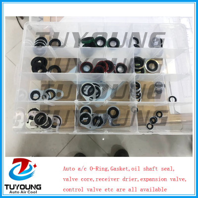 Automotive Air Conditioning compressors gasket seal kits box, car ac compressors seal washers, gasket bonded seals, Seal Gasket