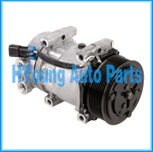 Compressor air pump SD7H15 SANDEN 4042 4759 4432 5365 Kenworth Peterbilt F69-1003 F69-6001-111 F691003 F696001111 F696002111 119mm 8pk 12v