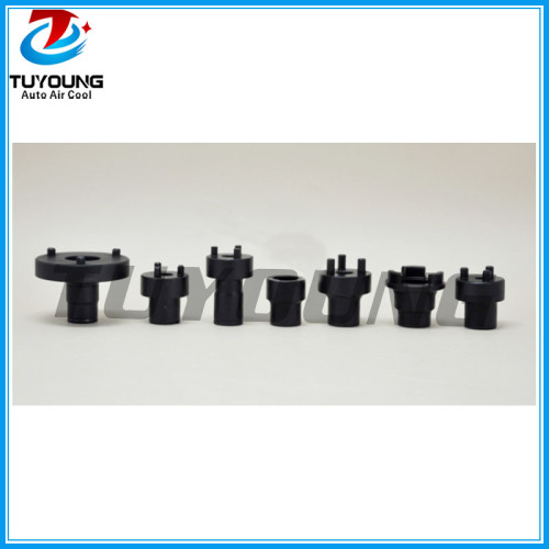 A set of keys for tilting drives fit DENSO ac compressors, remove the clutch discs to keep clutches with spacing of mounting bolts