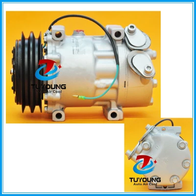 SANDEN SD7H15 Car Air conditioning compressor fit SCANIA trucks 24V 4 seasons 67185 68185 1376999 1412264 SD7981 SD7848 SD8068