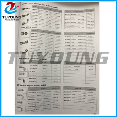 Auto ac system of pipe coupling series Al joint with iron cap & Quick joint with iron jacket