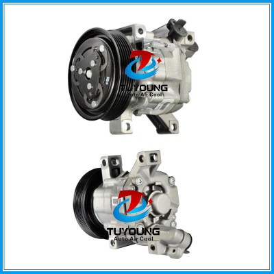 DKV06R auto air conditioning compressor Citroen C1 Peugeot 107 Toyota AYGO 2005 883100H020 6453RK 88310-0H020 506021-7330 506021-7332 TSP0155882