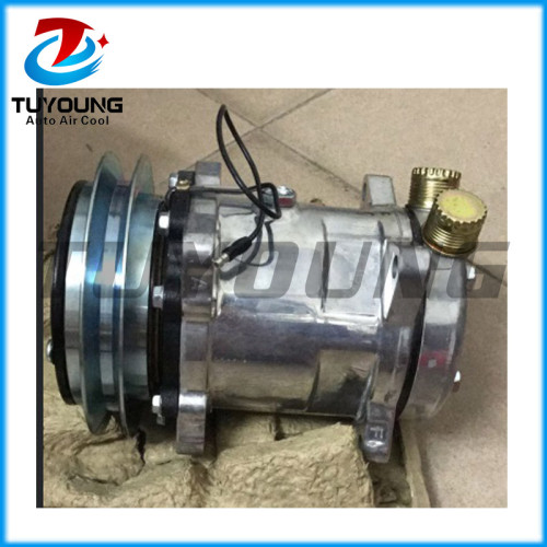 Car accessories for SD5H14 1110-148 12V Excavator Universal auto air conditioning compressor